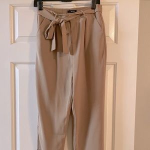 Tan stylish trousers